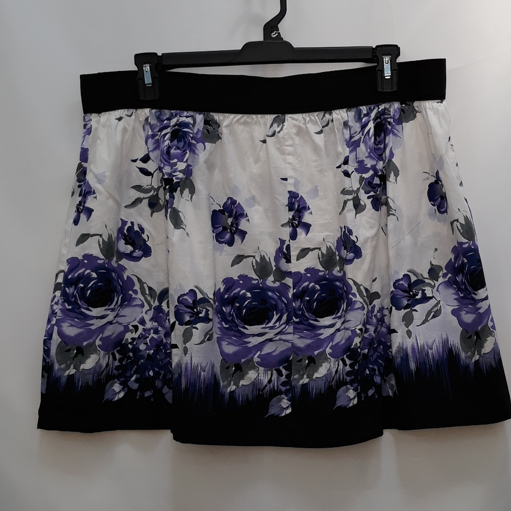 Deb Plus size floral skirt